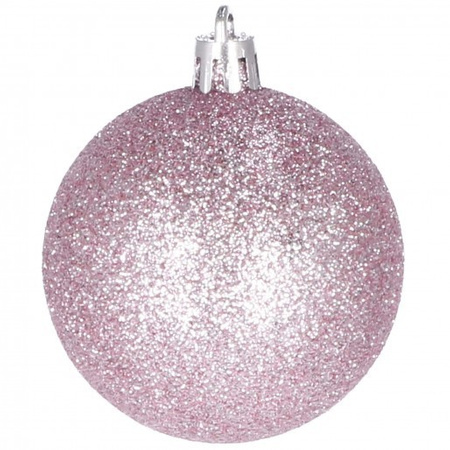 Weihnachtskugel, 30 Stück Ø 3 cm, rosa